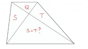ОГЭ МАТЕМАТИКА - ТРАПЕЦИЯ - РАВНОВЕЛИКИЕ ТРЕУГОЛЬНИКИ