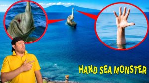 Мой дрон снял HAND SEA MONSTER в Реальной Жизни! Спасаем БАЛЕРИНУ КАПУЧИНО от РУКА МОРСКОЙ МОНСТР