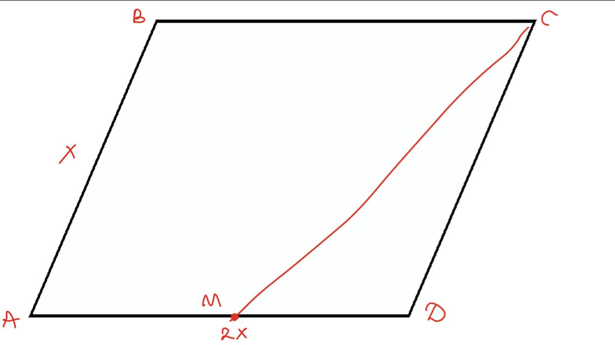ОГЭ МАТЕМАТИКА 24 - ПАРАЛЛЕЛОГРАММ - БИССЕКТРИСА