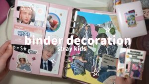 Украшение биндера стрей кидс | New Stray Kids binder decoration