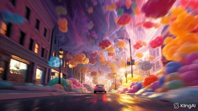 Яркий нарисованный город смотреть онлайн