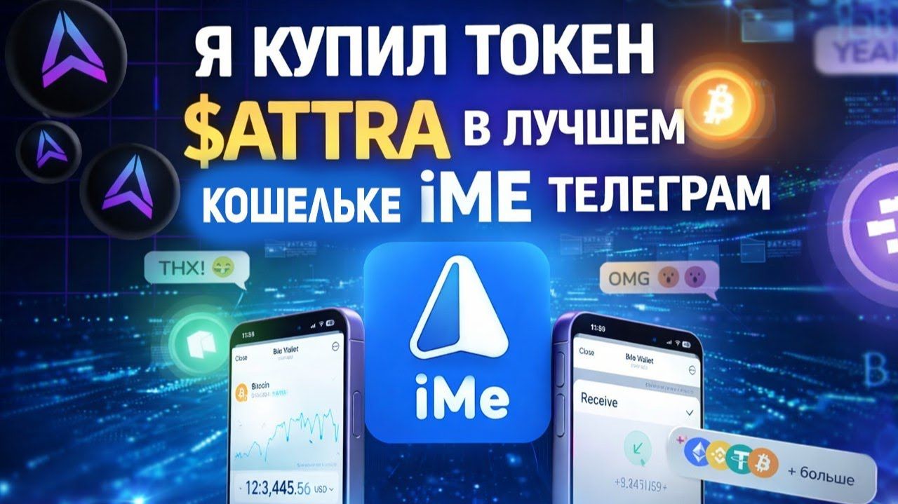 IME WALLET ВЗРЫВАЕТ TELEGRAM Я КУПИЛ ТОКЕН ATTRA ПРЯМО В ТЕЛЕГРАМЕ WEB3 БУДУЩЕЕ УЖЕ ЗДЕСЬ