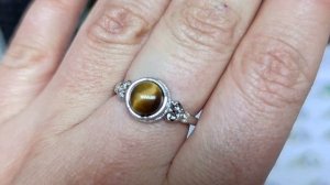 Натуральные камни - кольца