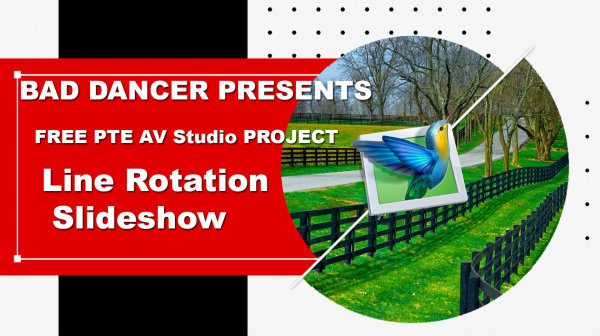 Free PTE AE Studio project - Line Rotation ID 09012026