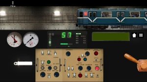 Симулятор Ленинградского метро 2D Фрунзенско Приморская линия681-540