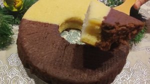 СуперКухня! Пирог двухцветный. ПирогПушка. Замещала и испекла.
