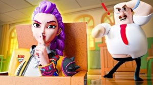 Руми построила секретную комнату в школе. Охотников на демонов