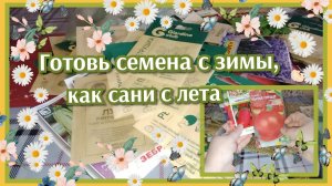 Зимний старт для летних растений//семена