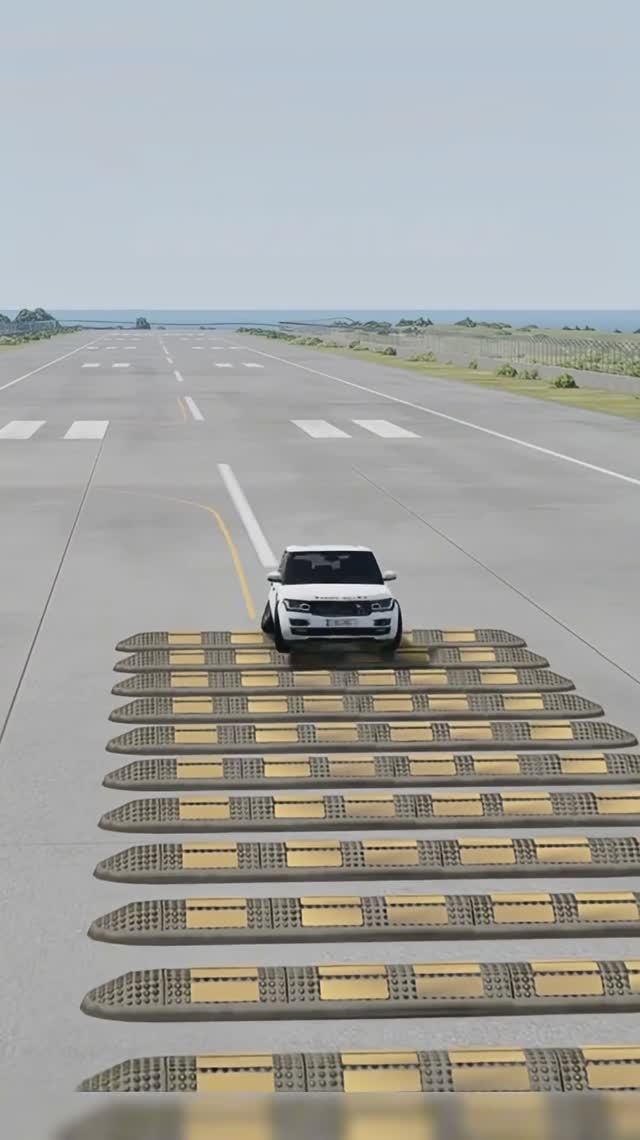 Краш-тест машин 2 Cars VS 60 Oversized Speedbumps Crash-Test смотреть онлайн