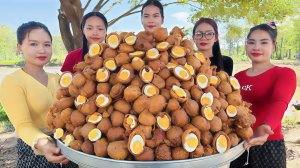 Изумительный рецепт приготовления хрустящего яйца с соусом по-деревенски. Кухня Азии