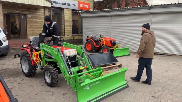 Все о фронтальном погрузчике на минитрактор смотреть онлайн