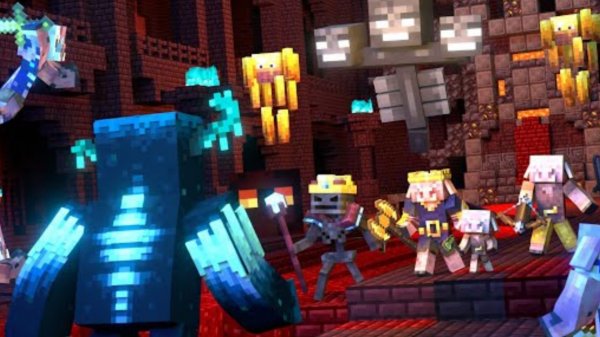 АРМИЯ ЗОМБИ & АРМИИ НИЖНЕГО МИРА. ПИГЛИН ПРОТИВ НАУТИЛУСА. АНИМАЦИОННЫЙ ФИЛЬМ ПО МОТИВАМ MINECRAFT