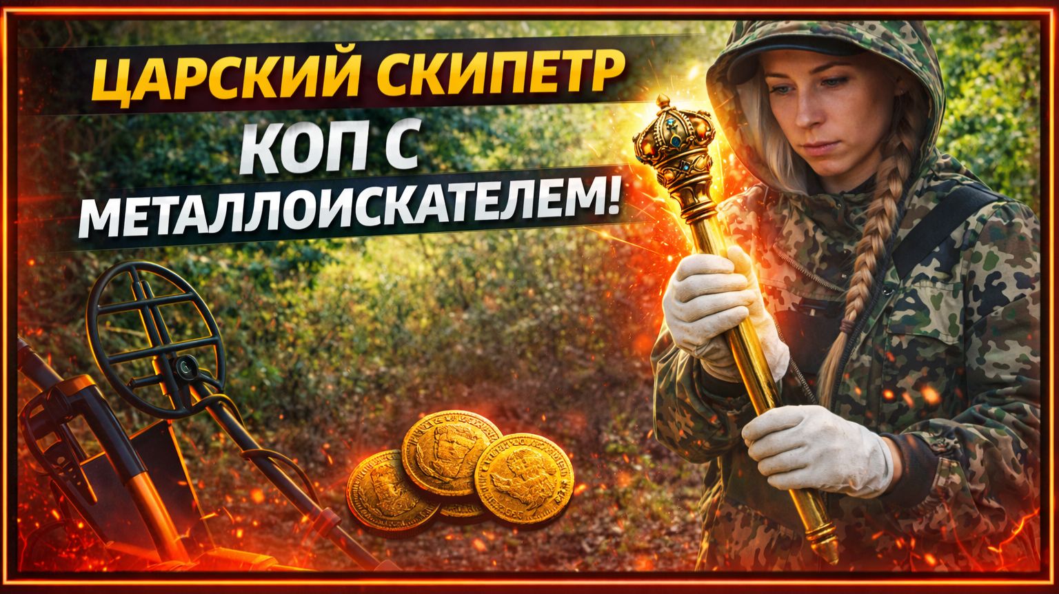 Нашли ЦАРСКИЙ СКИПЕТР В ЛЕСУ 😱 | Коп с металлоискателем смотреть онлайн