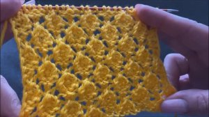 🧶КРАСИВЫЙ И ПРОСТОЙ АЖУРНЫЙ УЗОР💜