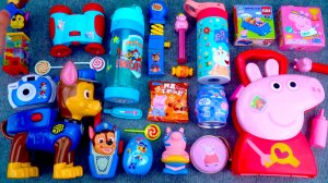 64 минуты смотра коллекций конфет и игрушек Скай, Пеппы и из мультфильма Щенячий патруль 🐾