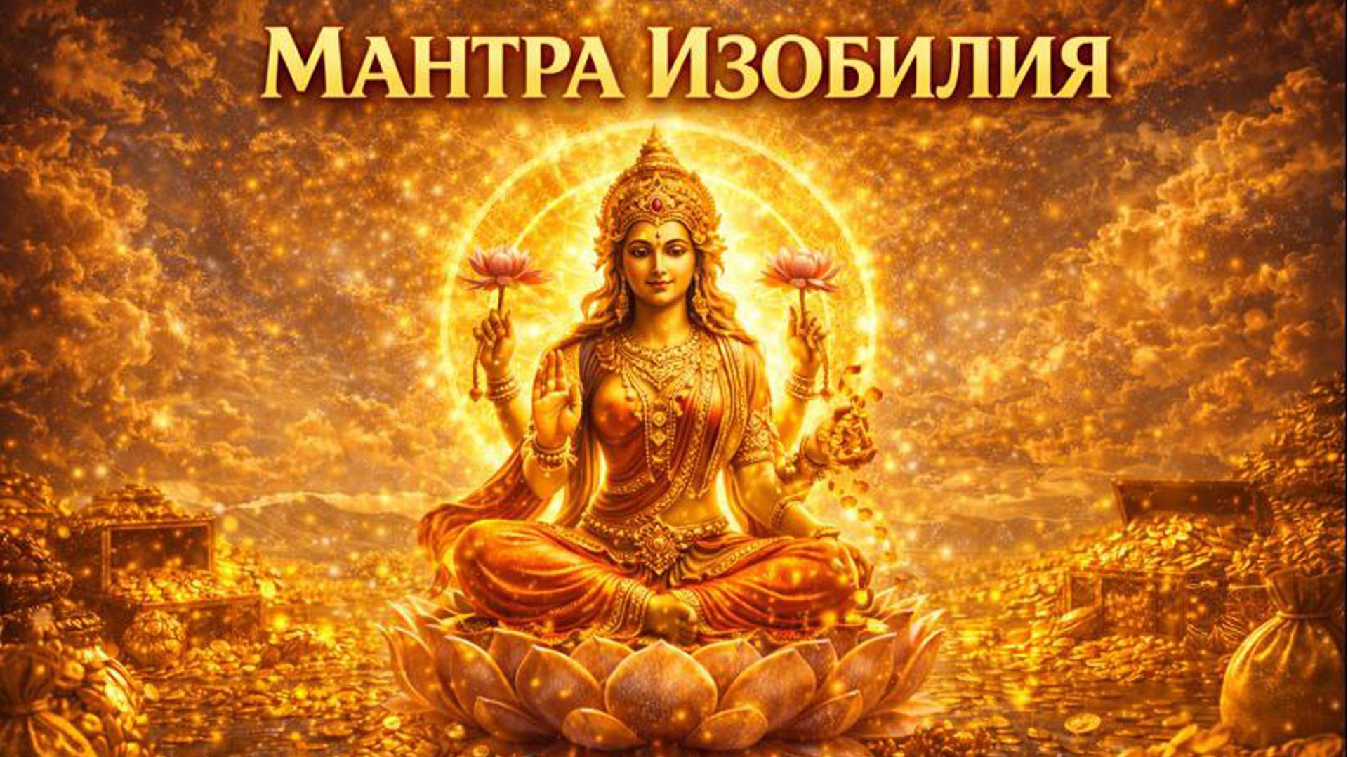 💎 МАНТРА ЛАКШМИ ДЛЯ ПОТОКА ИЗОБИЛИЯ! Om Shreem Mahalakshmyai Namah: Деньги, Удача, Роскошь! 🌸💰 смотреть онлайн