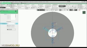 компас 3д инструмент Зеркально отразить Копия указанием