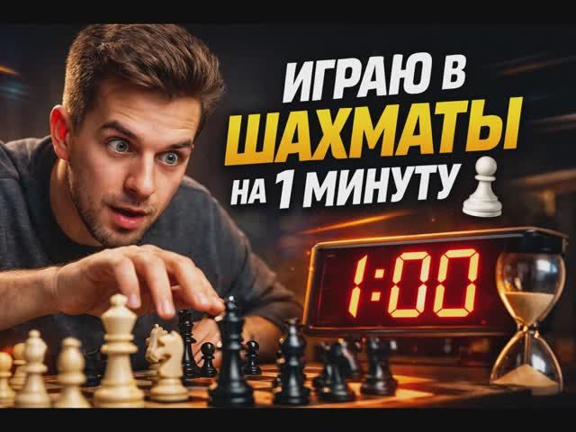Играю в шахматы на 1 минуту смотреть онлайн