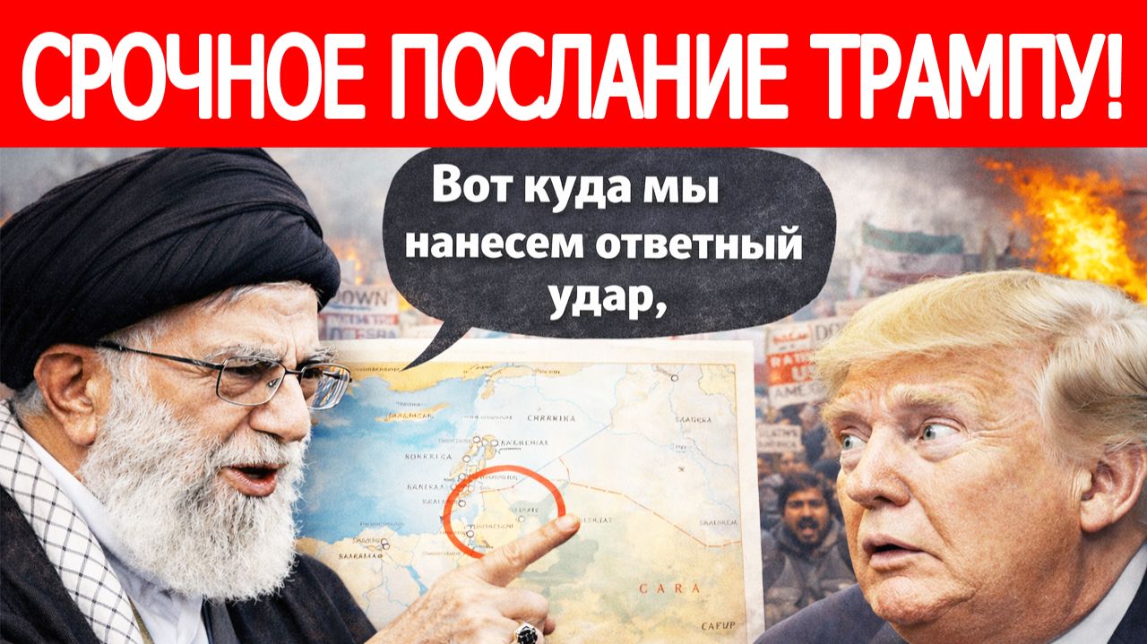 Иран жестко ответил США на планы вмешаться в протесты. Трамп потрясён.. смотреть онлайн