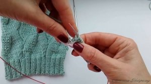 Простой женский кардиган спицами