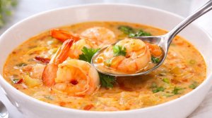 Суп с креветками 🍲🍤
