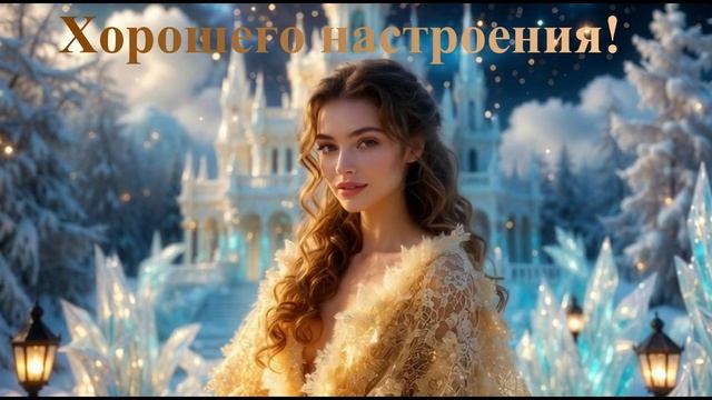 Хорошего настроения! Открытка смотреть онлайн