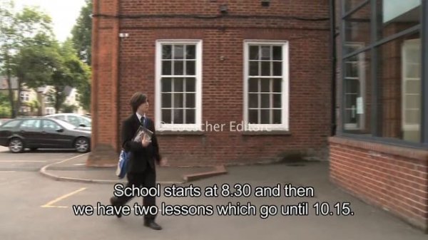 English - Daily routine (A1-A2 - with subtitles)