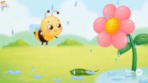 ДЕТСКИЙ МУЛЬТИК ПРО МАЛЕНЬКОГО ПЧЕЛЕНКА. ДЕТСКАЯ ПЕСЕНКА ПРО ПЧЕЛЕНКА ЖУ-ЖУ-ЖУ.