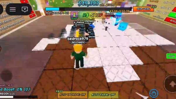 собираю сугробы ❄ ROBLOX bedrock979