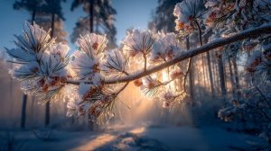 Расслабляющая Зимняя Музыка. Чудесное зимнее настроение.