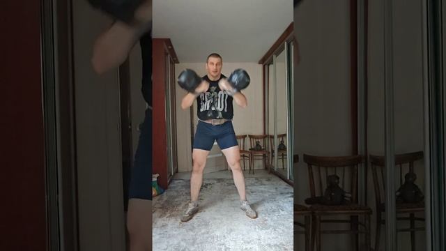 Силовая тренировка с двумя гирями "ИСПОЛИН'. См. описан смотреть онлайн