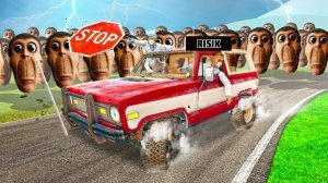 УЕХАЛ ОТ ОБУНГИ НА МАШИНАХ! Угар и безумие в Garry's mod