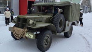 Показ американской многоцелевой машины Dodge WC-51, выставка "Моторы Войны", 10 января 2026