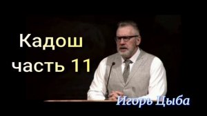 Кадош. часть 11. Игорь Цыба