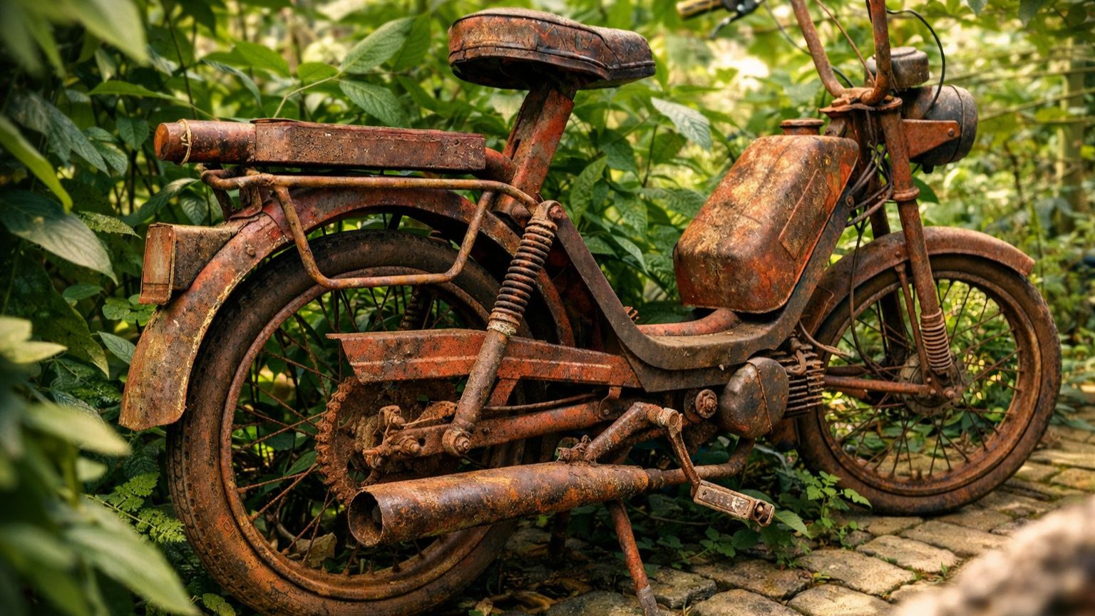 Реставрация Старого Ржавого Мопеда Jawa Babetta смотреть онлайн