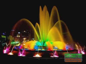 ТАНЦУЮЩИЕ ЦВЕТНЫЕ ФОНТАНЫ.ТАКАЯ НЕЖНАЯ МЕЛОДИЯ!