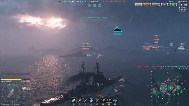 Мир Кораблей / Крейсер А. Невский смотреть онлайн