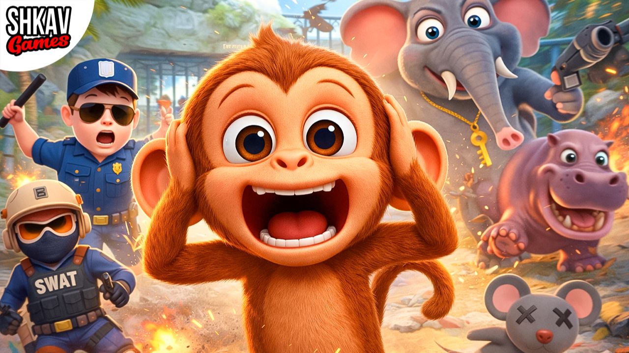 ЦЕЛЫЙ ЧАС БЕЗУМИЯ в I Am Monkey VR смотреть онлайн