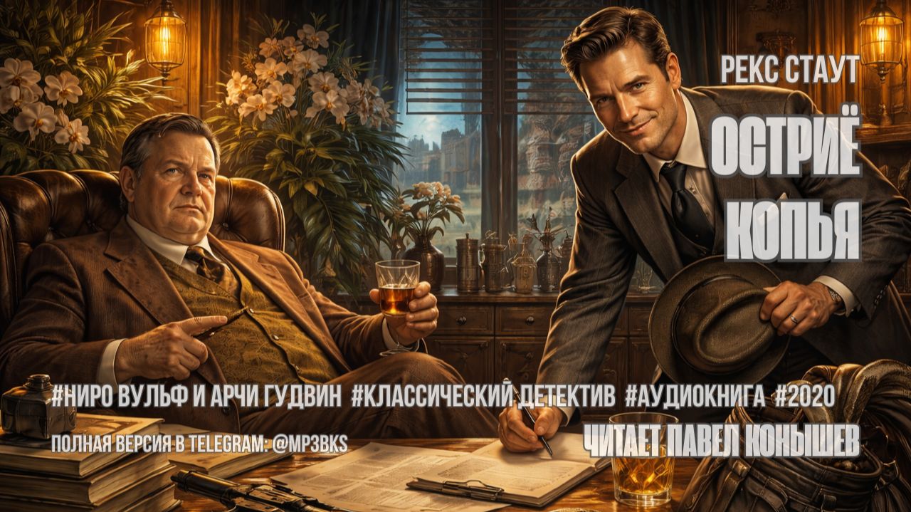 Аудиокнига. Рекс Стаут — «Остриё копья»