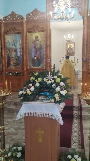 Рождественская служба в Храме Святой Благоверной Тамары