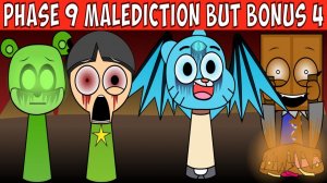 INCREDIBOX SPRUNKI🎵 ФАЗА 9💀 MALEDICTION... НО BONUS 4🎁✨ УЛЬТИМАТИВНЫЙ КОНЕЦ?!🤯🔥