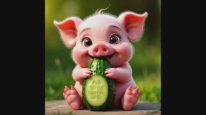 Милые животные  едят  мультик для детей АСМР детеныши животных няшки милашки