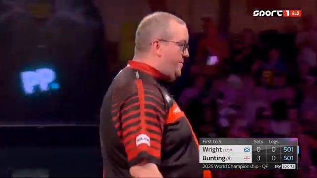 PDC World Darts Championship 2025 Quarter-Final Peter Wright vs Stephen Bunting 2025 смотреть онлайн