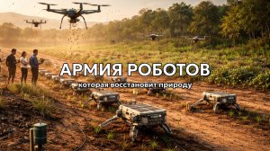 Армия автономных роботов, которые восстанавливают природу | Том Чи | TED