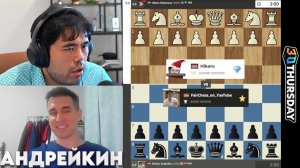 ТИТАНИЧЕСКАЯ ЗАЩИТА! Дмитрий Андрейкин - Хикару Накамура 08.01.2025