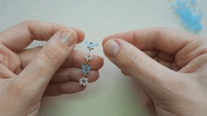 Как сделать браслет из бисера и хрустальных бусин 🌞