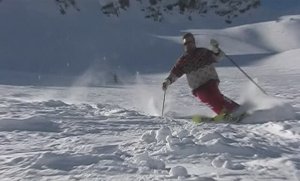 Мечта сноубордиста - Лавиный Конус-  Севера Чегета