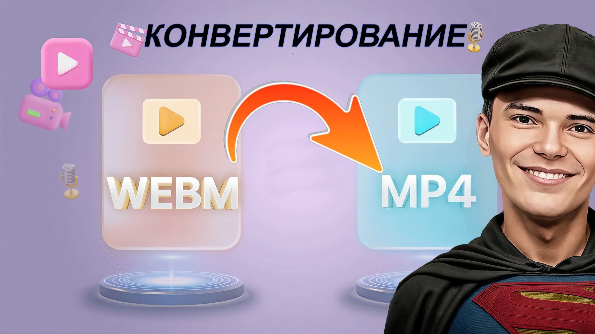 ▶️Конвертирование Формата webm в другие форматы смотреть онлайн