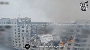 Укреп ВСУ в многоэтажке пгт. Ковшаровка, Купянский район.