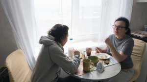 Типичный крымский завтрак.Дома нам все вкусно!